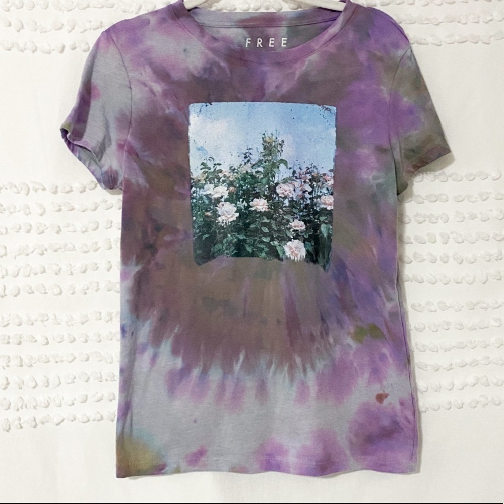 Free State Aero floral graphic tee m / juniors l - Picture 2 of 7